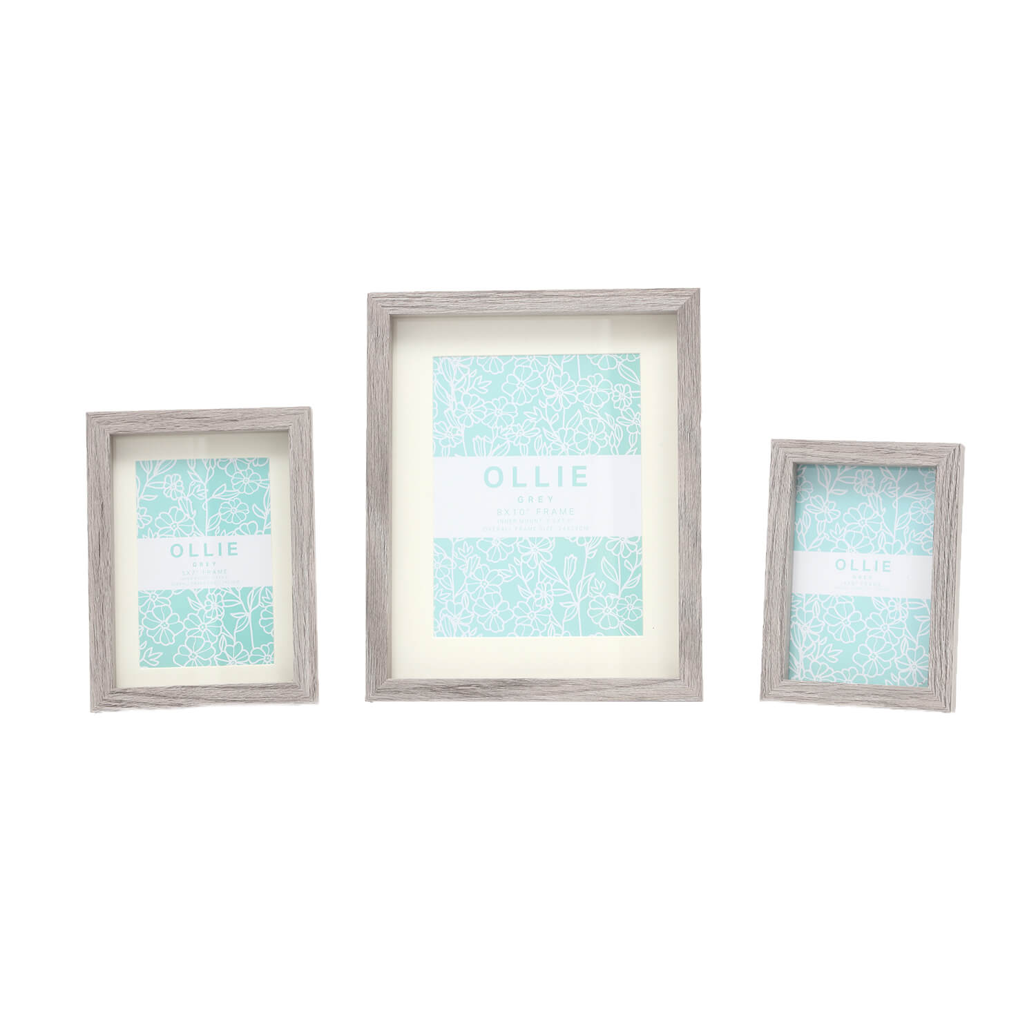 Ollie Photo Frame 5x7" Grey Home Store + More